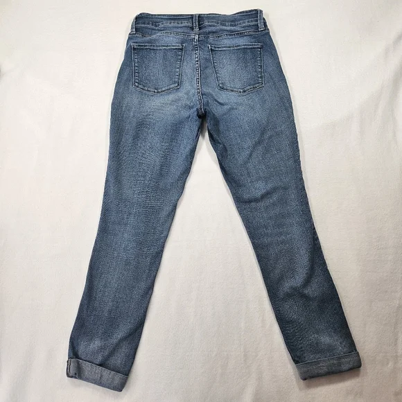NYDJ Annabelle Skinny Boyfriend Jeans Size 6 Medium Wash Lift Tuck Stretch Denim - Picture 5 of 12
